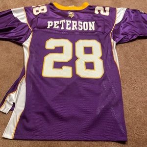 Authentic NFL Vikings jersey. Adrian Peterson